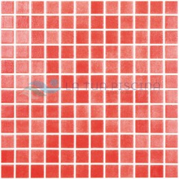 Mozaic de sticla Niebla Rojo