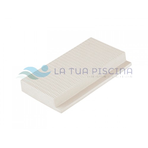 Gresie portelatana antiderapanta de capat cu suport profil 12.5x25 cm