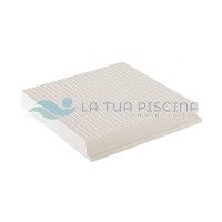 Gresie portelatana antiderapanta de capat cu suport profil 25x25 cm