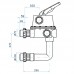 Vana multiport Magnum lateral 2½'' cu racorduri la filtrul AstralPool