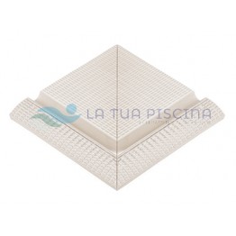 Colt exterior gresie portelanata cu mana curenta Standard 25x25 cm