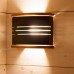Lampa Legend pentru sauna uscata  decor Inox negru