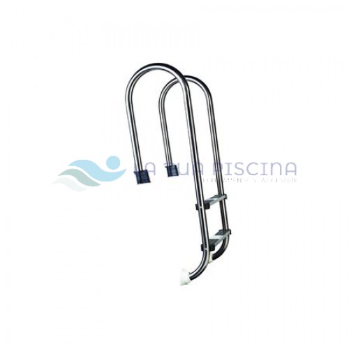 Scara SLIM din inox pentru piscina cu 2 trepte antiderapante