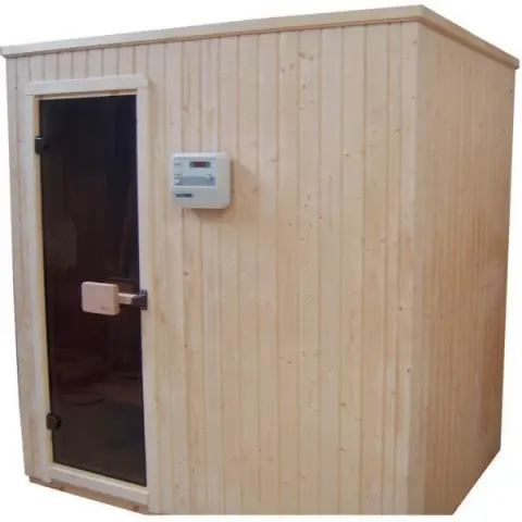 Cabina sauna standard 2,5 x 2m