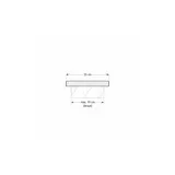 Capac interval Roma Clasic 50x25 3 cm Smoke — imaginea 3