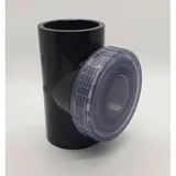 Clapeta de sens T capac transparent PVC-U D63 — imaginea 2