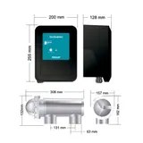 Clorinator sare Baracuda ZenQua Next 7 productie 7gr clor/h — imaginea 2