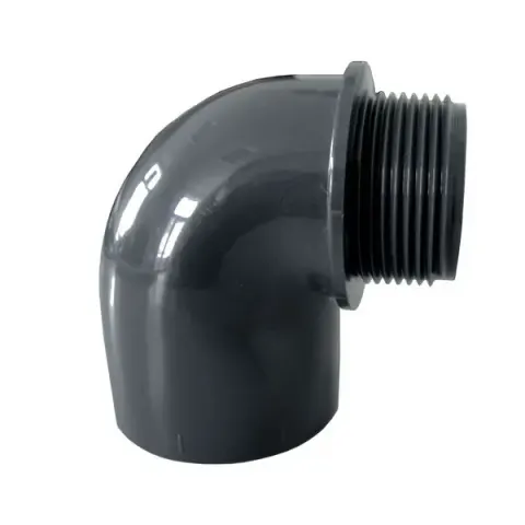 Cot PVC Mixt D50 x 1 1/2'' filet exterior, 90 grade