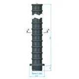 Crepina braț colector ¾" 225 mm AstralPool — imaginea 2