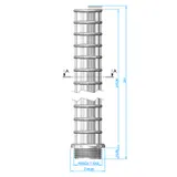 Crepine - brat colector 1" 225 mm AstralPool — imaginea 2