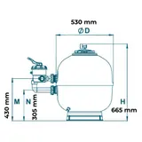 Filtru Baracuda Crystal Stream D500 Side — imaginea 2