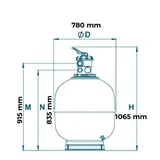 Filtru Baracuda Crystal Stream D750 TOP — imaginea 2