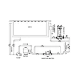 Incalzitor electric cu elemente din titan Nano Spa 1kW — imaginea 3