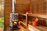 Incalzitor sauna pe lemne Harvia Cilindro 20 Steel — imaginea 3