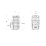 Incalzitor sauna pe lemne HUUM HIVE FLOW 9,8 kW — imaginea 4