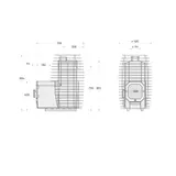 Incalzitor sauna pe lemne HUUM HIVE FLOW LS 9,8 kW — imaginea 3