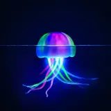 Meduza plutitoare cu iluminare LED RGB — imaginea 2