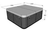 Mini piscina Spa Astral Pool  Basic (Jacuzzi) — imaginea 4
