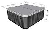 Mini piscina Spa Astral Pool Maxi (Jacuzzi) — imaginea 4