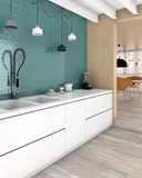 Mozaic de sticla Liso Azul Turquesa — imaginea 2