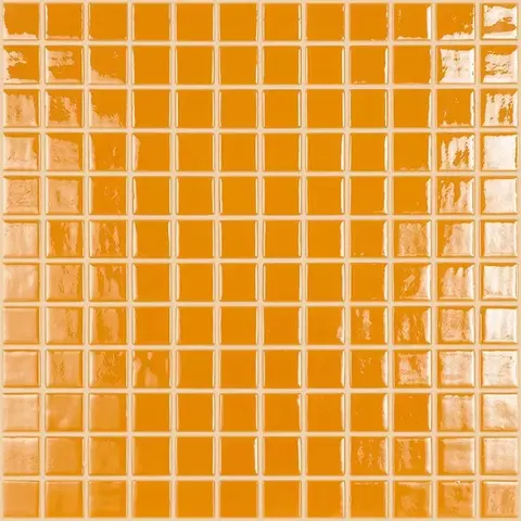 Mozaic de sticla Liso Naranja Citrico