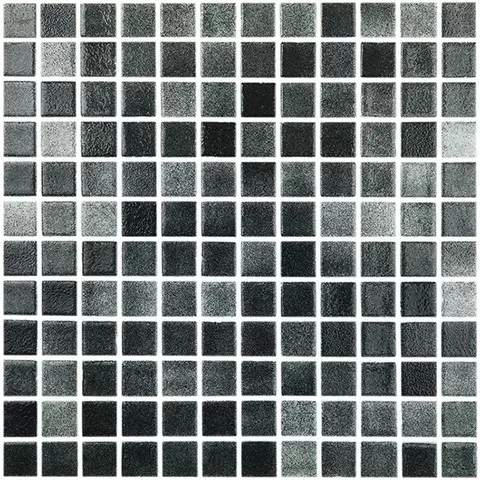 PLACUTE 25X25MM NIEBLA 509 NEGRO MALLA