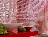 Mozaic de sticla Titanium Red Brush — imaginea 2