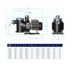 Pompa filtrare apa Astral Pool Sena 11.8mc — imaginea 3