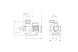 Pompa sistem inot contracurent SwimX 90 mc/h trifazica — imaginea 4