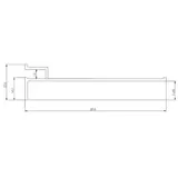 Profil aluminiu fixare liner — imaginea 2