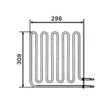 Rezistenta electrica 2670W pentru incalzitor Harvia Vega — imaginea 4