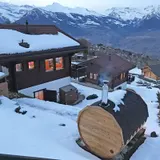 Sauna exterioara tip butoi din molid, lungime 1.8 m Ø 2,0 m — imaginea 8