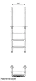 SCARA DREAPTA MURO 4 TREPTE STANDARD 05494 — imaginea 2
