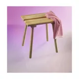 Scaun patrat din lemn natur 40x43x28 cm — imaginea 2