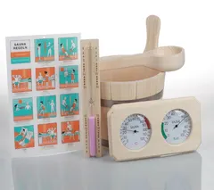 SET ACCESORII SAUNA PIN 20121 DREPTUNGHIULAR