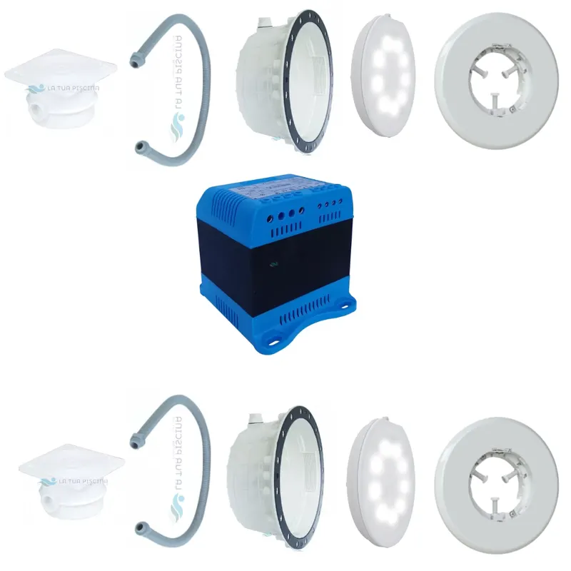 SET COMPLET 2 PROIECTOARE LUMIPLUX FLEXI V1 LED ALB