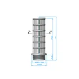 Set crepine brate colectoare 1" 110 mm AstralPool — imaginea 2