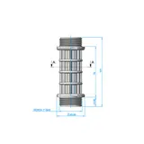 Set crepine brațe colectoare 1" lungime 100 mm AstralPool — imaginea 2