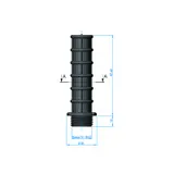 Set crepine brate colectoare ¾" 110 mm AstralPool — imaginea 2