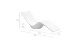 Sezlong PREMIUM pentru interior piscina, model ELEGANCY — imaginea 7