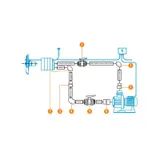 Sistem de inot contra-curent pentru piscina Marlin II — imaginea 2