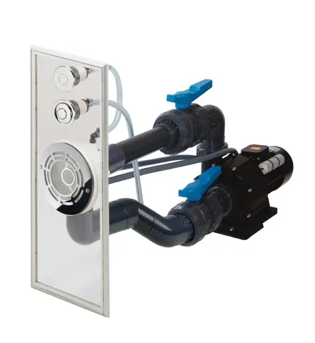 Sistem de înot contracurent VAG-JET ST. STEEL – 66 m³/h, 2,2 kW, 230V, pentru piscine prefabricate