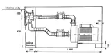 Sistem înot contracurent VAG-JET – 66 m³/h, 2,2 kW, 230V, pentru piscine cu liner — imaginea 3