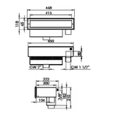 Skimmer slim inox AISI316 pentru liner — imaginea 2