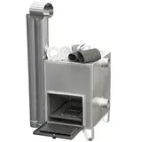 Soba exterioara din inox 30kw pentru ciubar — imaginea 2